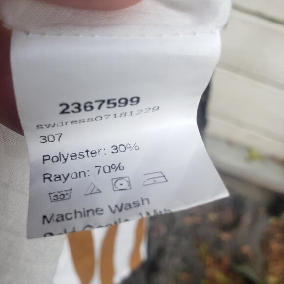 Striped Sundress with Gathered Back and Full Lined Skirt - Picture 8 of 11